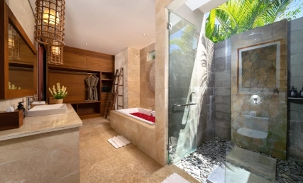 Deluxe Bungalow Ocean View 1BR Bathroom