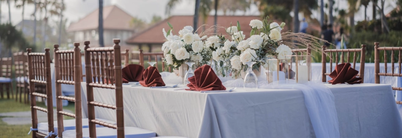 The wedding venue at Amarta Beach Retreat